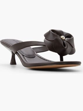 Ted Baker Coquette Girl Feminine Heeled Brown Sandal